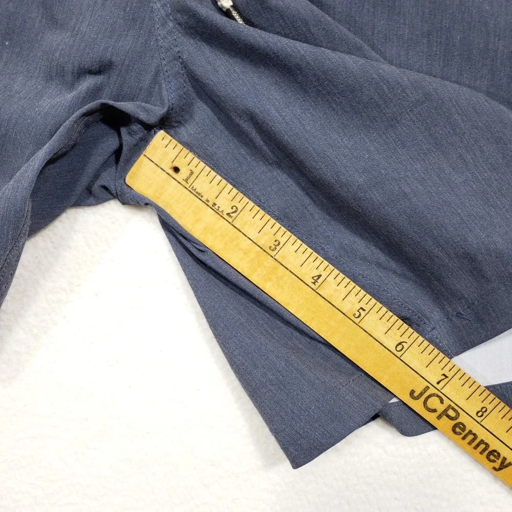 Fair Harbor Swim Trunks Men XXL Blue Yellow Colorblock Lined Hybrid Shorts‎